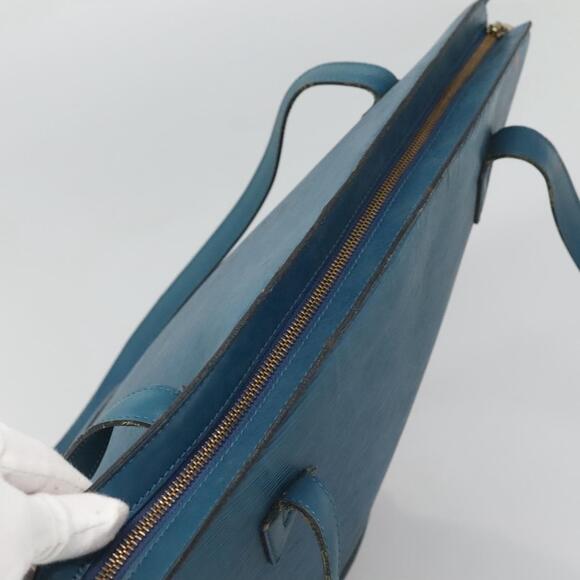 LOUIS VUITTON Epi Saint Jacques Shopping Shoulder Bag Blue M52275 - Picture 6 of 16